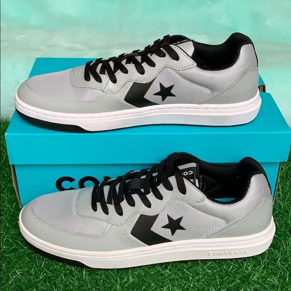 CONVERSE RIVAL OX WOLF GREY/BLACK/WHITE MEN’S - Picture 3 of 16